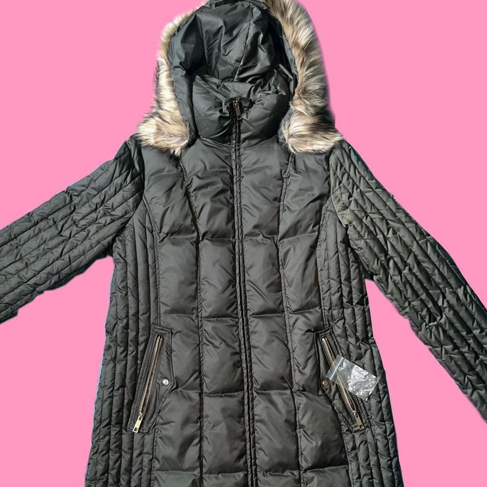 Hunter Green Long Winter Jacket - image 1